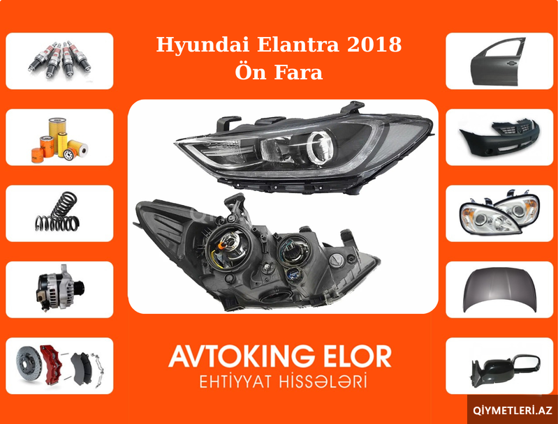 Hyundai Elantra 2018 ön fara Hyundai Elantra 2018 ön fara