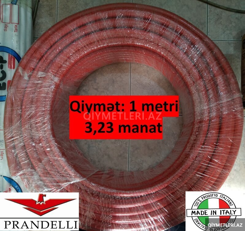 Boru 16x2 izoliyasiyalı Prandelli-İtaliya Boru 16x2 izoliyasiyalı Prandelli-İtaliya