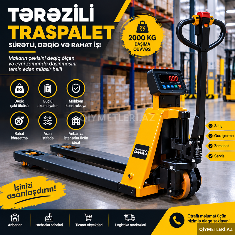 Terezili transpalet 3000kq Terezili transpalet 3000kq